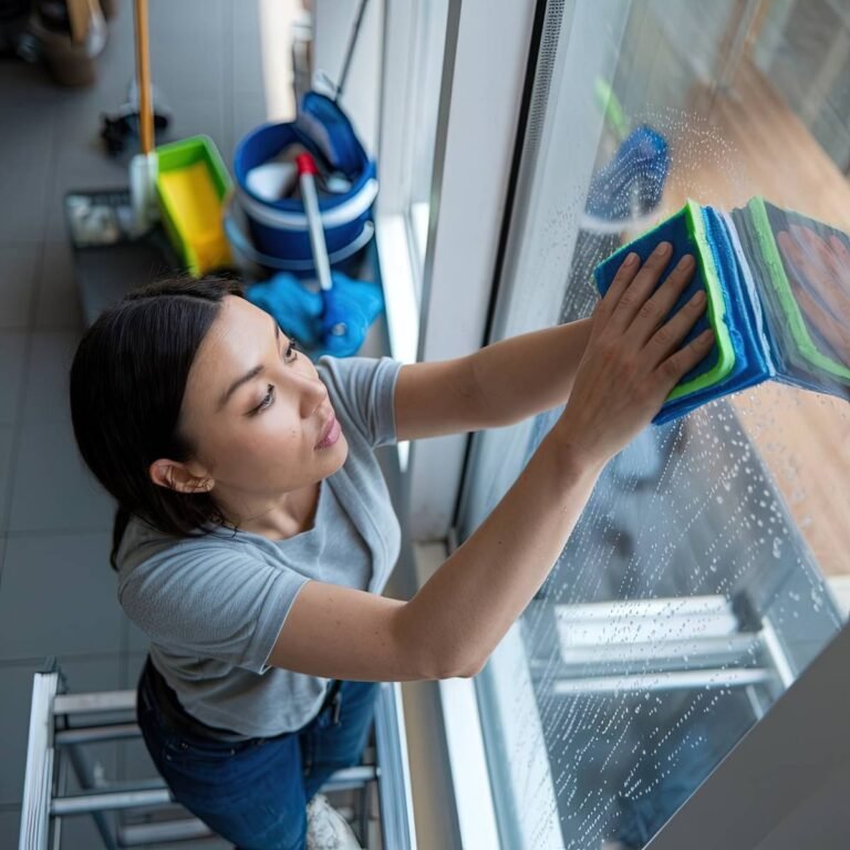 Mẹ vợ tôi đã kể cho tôi nghe về mẹo này. Chỉ cần một sản phẩm lau chùi là cửa sổ sẽ sạch bong không còn vệt và tôi tiết kiệm được tiền.