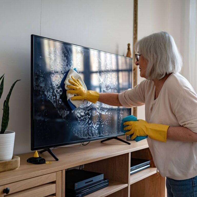 Cách vệ sinh màn hình TV mà không để lại vết bẩn và dấu vân tay
