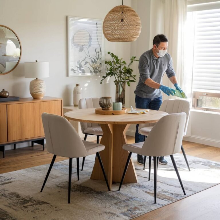 Làm sạch ghế ăn và giữ cho chúng trông sạch sẽ chỉ với 3 thành phần