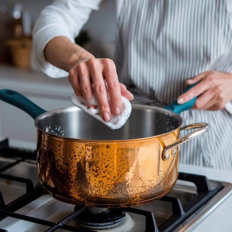 Làm thế nào để làm sạch chảo bị cháy? Chồng tôi đã chỉ cho tôi một mẹo. Dễ hơn bạn nghĩ đấy.