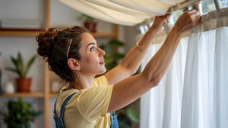 Bạn chỉ cần một nguyên liệu. Rèm cửa sẽ trắng và thơm