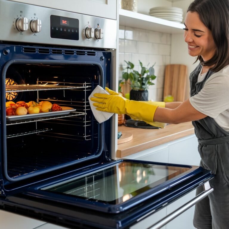 Cách vệ sinh kính lò nướng nhanh chóng