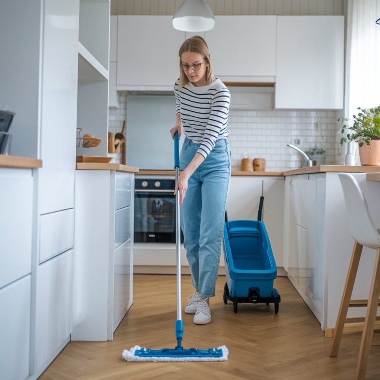 Chỉ cần 1 viên là đủ để làm sàn gỗ công nghiệp của tôi sáng bóng mà không để lại vệt. Loại bỏ bụi bẩn và vết bẩn mà không cần đánh bóng.