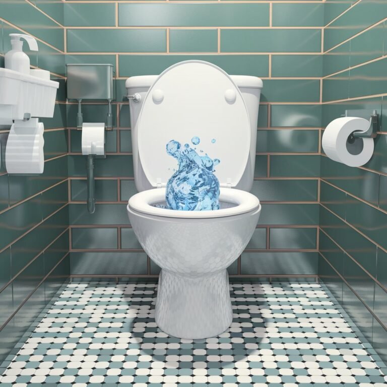 Lăn 1 viên xúc xắc và nhấn nút. Bồn cầu sẽ sạch bong sáng bóng. Nó tiêu diệt mọi vi khuẩn và cặn vôi lắng đọng trong nước.