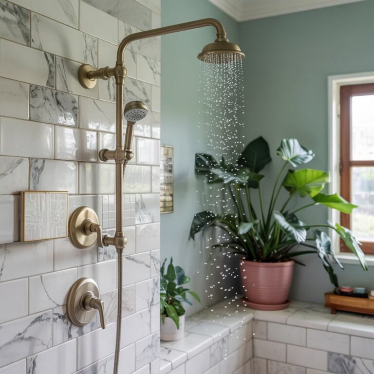 Một mẹo thông minh để tắm sạch. Bạn có những thứ cần thiết ngay cạnh bồn rửa.