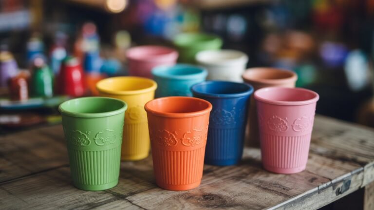 Nếu bạn có một chiếc cốc nhựa cũ và một chiếc nắp tròn cũ, hãy tạo ra dự án theo phong cách cổ điển này, trông sẽ tuyệt vời trong phòng khách của bạn.