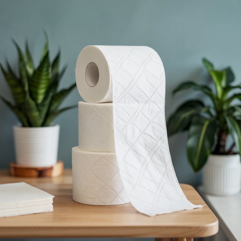 Sử dụng giấy vệ sinh, bạn có thể tạo ra đồ trang trí bàn tiệc Giáng sinh và năm mới thanh lịch và thẩm mỹ mà không cần phải tốn quá nhiều tiền.