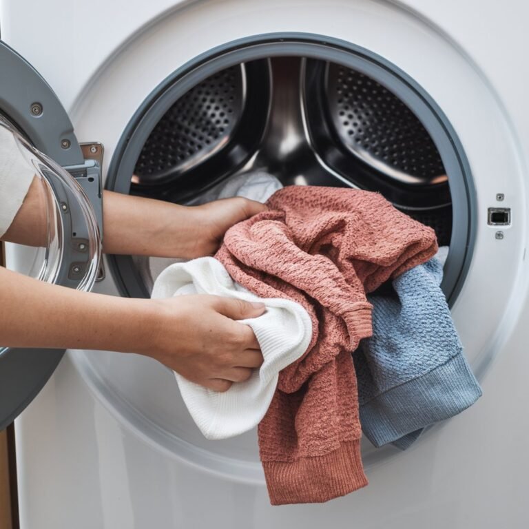 Tôi đổ nước vào buồng và bắt đầu giặt ga trải giường, chúng sạch bong và thơm tho. Mọi người đều muốn ngủ trên bộ khăn trải giường được giặt như thế này.