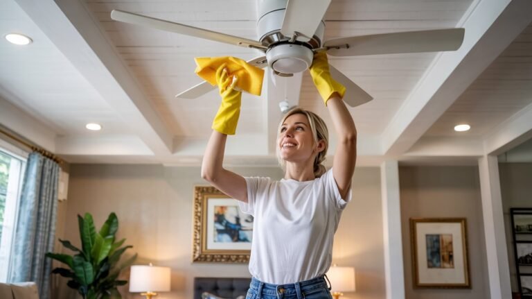 Trước khi mùa hè bắt đầu: tìm hiểu cách vệ sinh quạt trần và giữ cho quạt luôn như mới. Trước khi mùa hè bắt đầu: tìm hiểu cách vệ sinh quạt trần và giữ cho quạt luôn như mới.