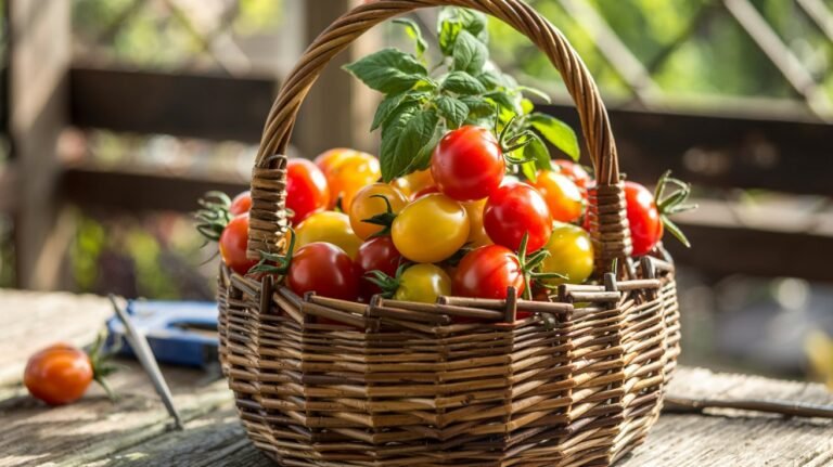 Cà chua bi sẽ làm bạn thích thú với vụ thu hoạch và độ mọng nước của chúng: hãy viết ra những khuyến nghị trồng trọt này